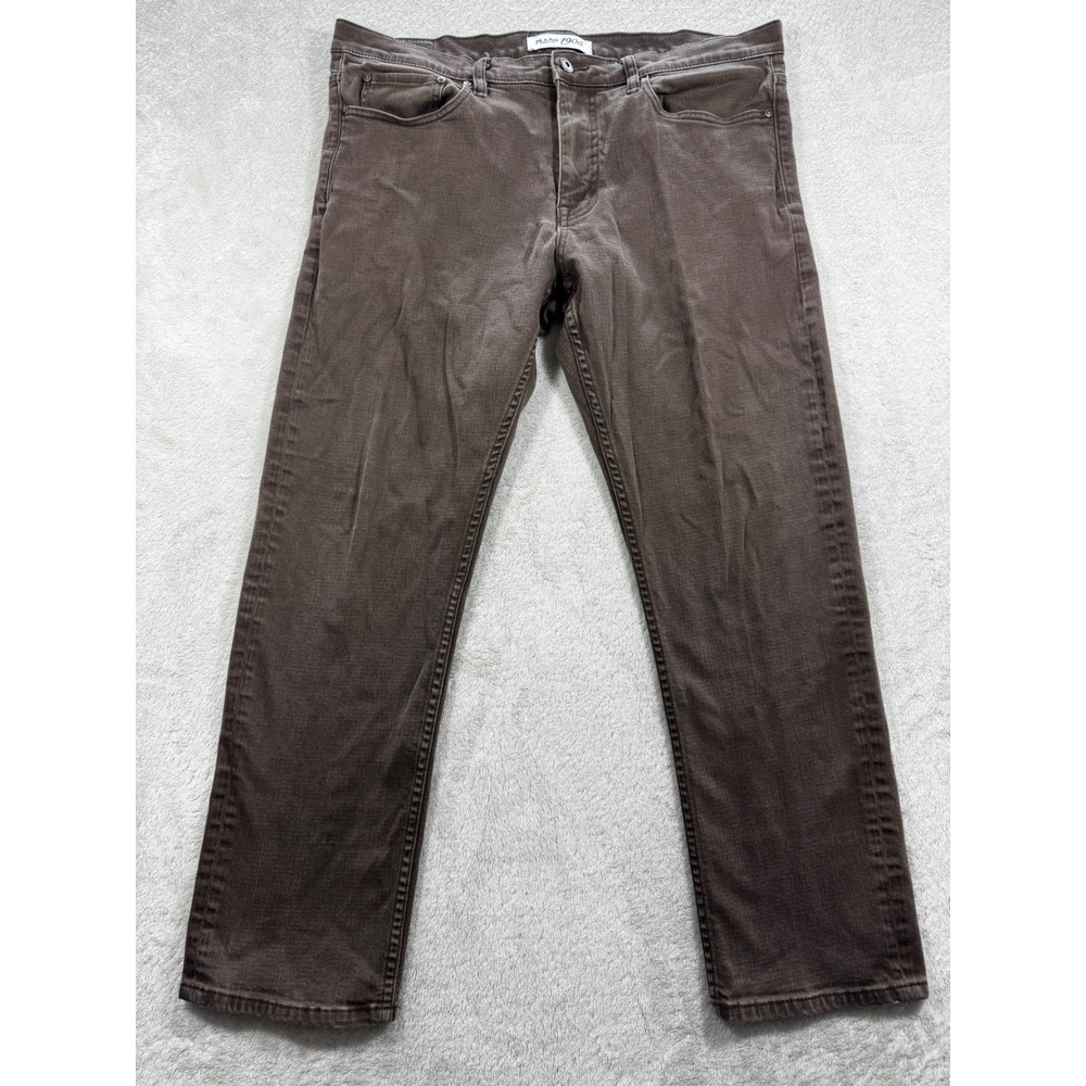 Jos. A. Bank Mens 1905 Tailored Fit Stretch Brown Jeans 36x30 Meas: 38x28